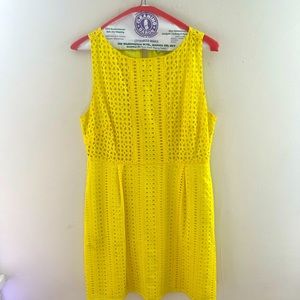 Yellow Madewell Eyelet Dress